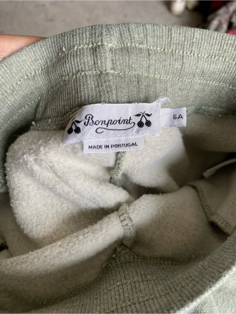 Olive Green Kids Sweatpants Sz 6A